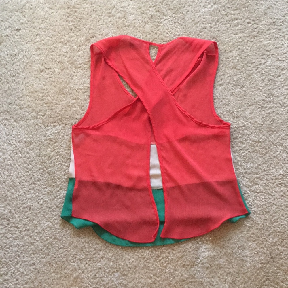 Open Back Tank Top - Picture 2 of 2